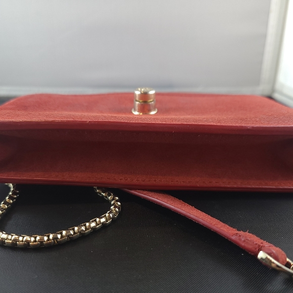 EUC Stuart Weitzman Leather Crossbody Clutch - Picture 9 of 12